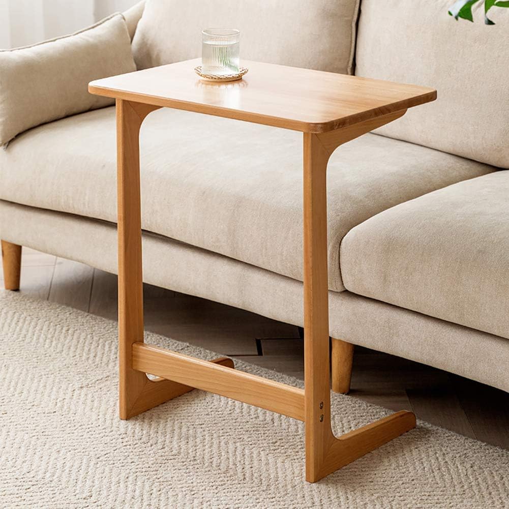Coffee Table Nordic Wooden Sofa Side Table Portable Beech Coffee Table Living Room Corner Table for Office Bedroom