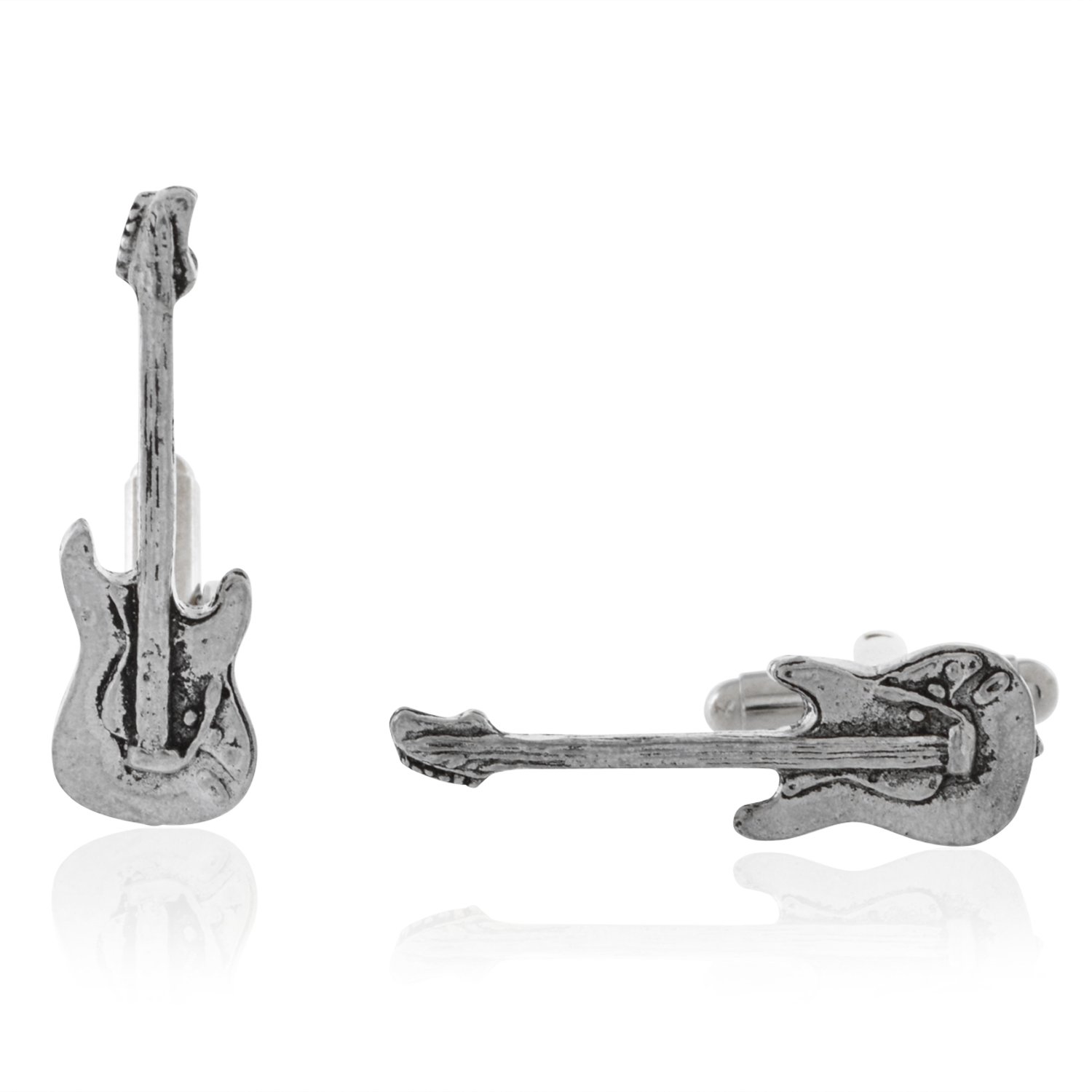Pewter Electric Guitar Cufflinks