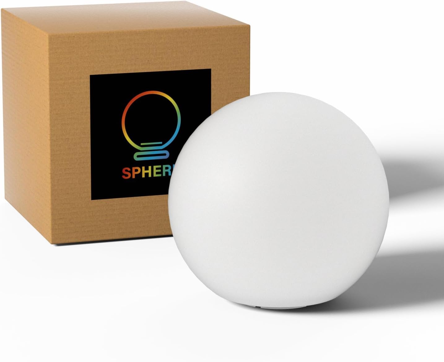 MIPOW x PLAYBULB 12-inch Rechargeable LED Ball Light, RGB Color-Changing Globe Orb Lamp, Home Kids Room Bedroom Bar Pool Party Dimmable Sphere Nightlight Relax Mood Lighting Decoration, Easter Gift