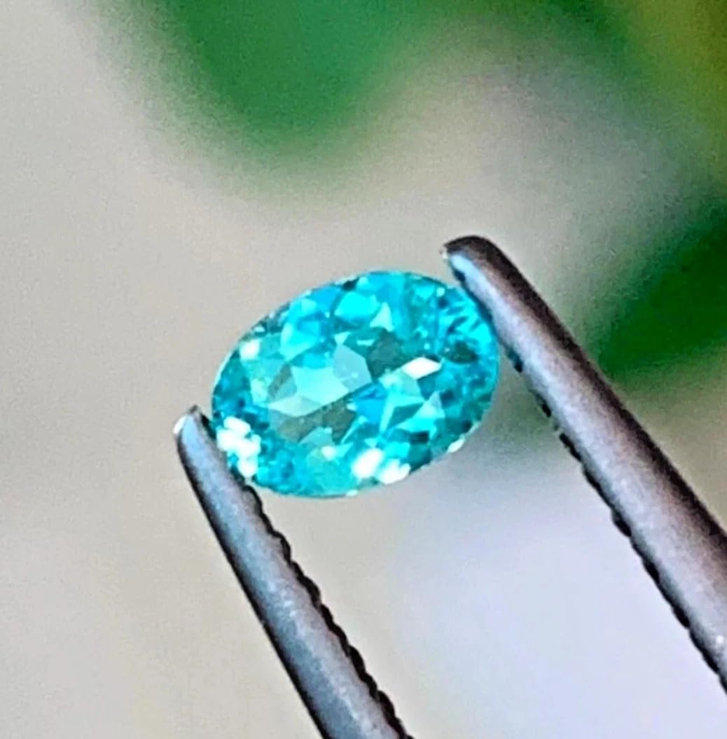 10 Ct Certified Natural Neon Blue Paraiba Tourmaline Oval Cut Loose Gemstone | Transparent Eye-Clean Brazilian Stone for Custom Jewelry & Collectors