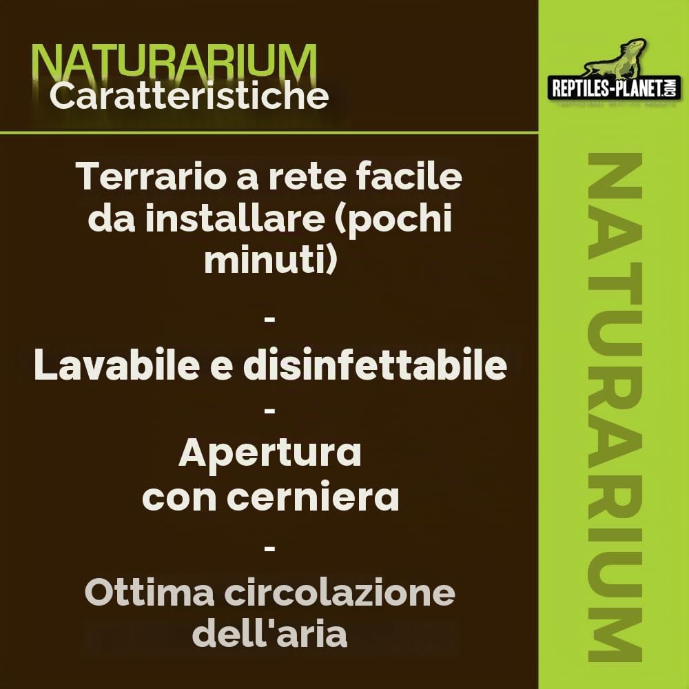 Reptiles Planet Terrarium Naturarium M 75 x 45 x 75 cm