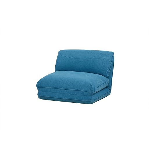 MockWares Basics Convertible Bed Chair, Blue
