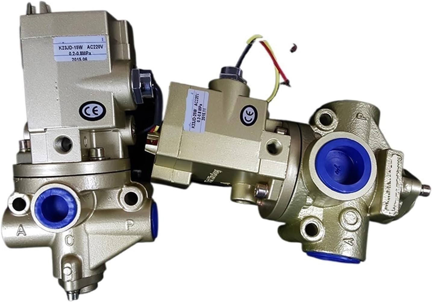 1 szt. K23JD 3-drogowy pneumatyczny zawór elektromagnetyczny – normalnie zamknięty zawór odcinający do kontroli gazu i cieczy(K23jd-20w 24V)