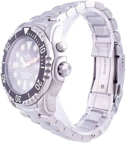 Miniatura 3 de RATIO FreeDiver Helium-Safe Dive Watch Sapphire Crystal Automatic Diver Watch 1000M Water Resistant Diving Watch for Men