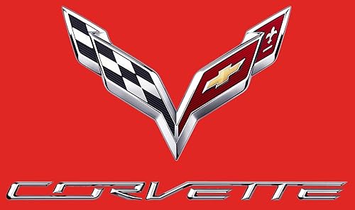 Miniatura 3 de JH DESIGN GROUP Camiseta Chevy Corvette C7 Emblem Mujer Negro Rojo Heather-Gris