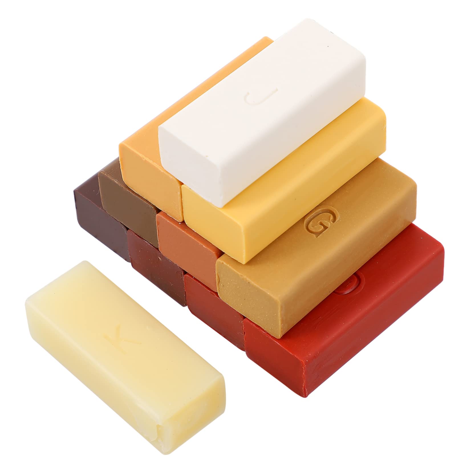 Gatuida 1juego Kit De Reparación De Arañazos Madera Cera Para Reparar Suelos y Muebles De Madera Para Cubrir Grietas y Superficies Laminadas