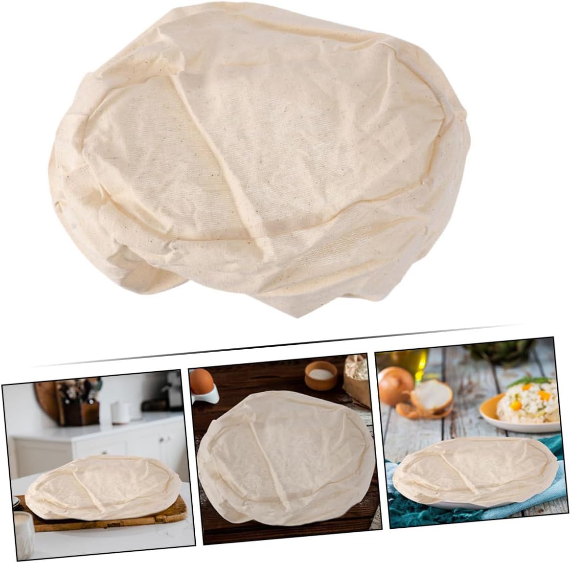 25pcs Dough Bread Basket Liner Kitchen Bread Basket Cover Sourdough Bowl