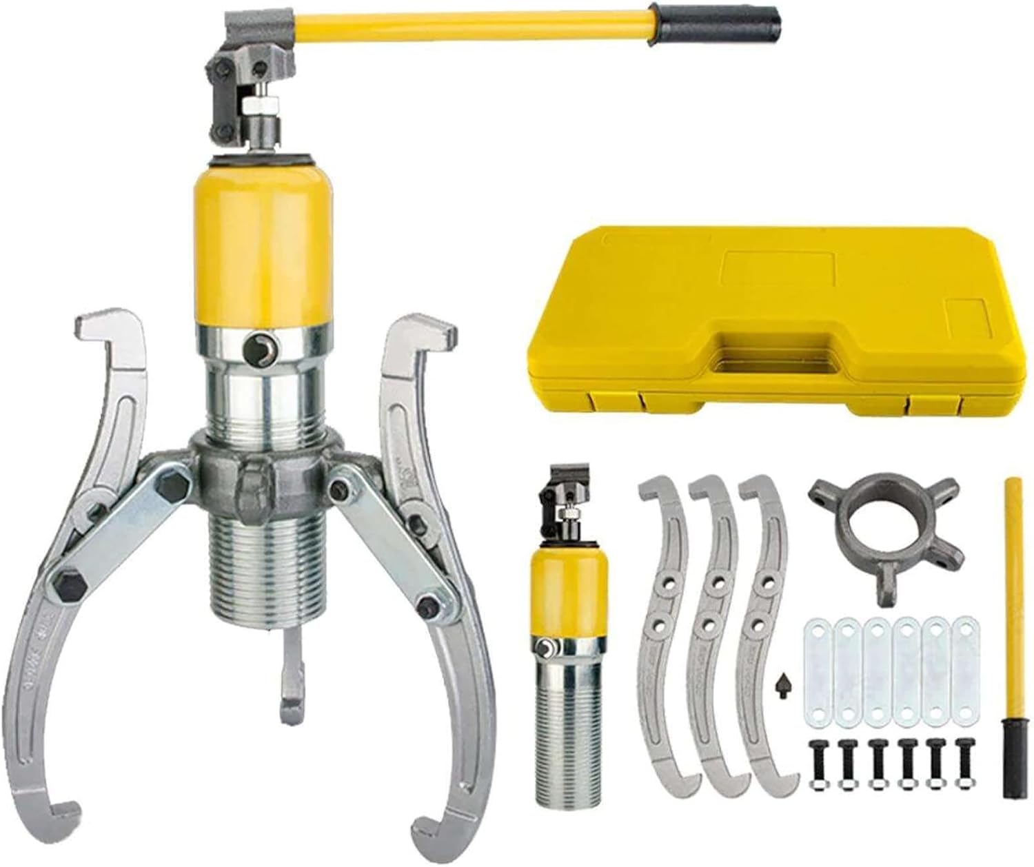 Hydraulic Gear Puller, Bearing Pullers, Hydraulic Puller Bearing Hub Separator 3 Jaws Gear Puller Kit, Hydraulic Gear/Bearing/Wheel Bearing,5T