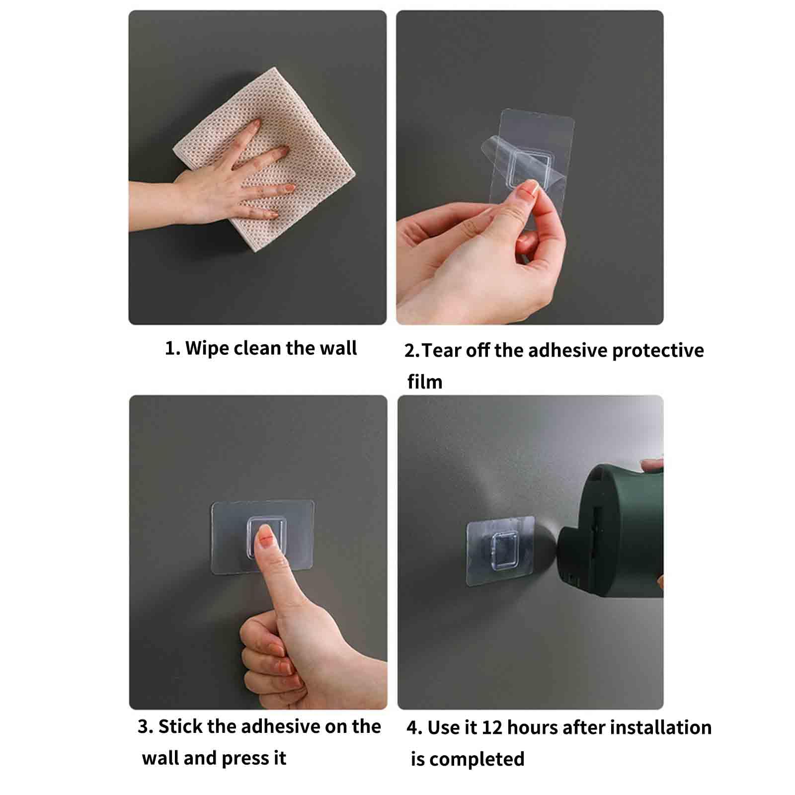 Uchwyt na szczoteczki do zębów, montowane na ścianie, uchwyty na szczoteczki do zębów, do łazienki, organizer, uchwyt na szczoteczkę do zębów, bez śruby, dozownik na szczoteczkę do zębów, podróżny bez