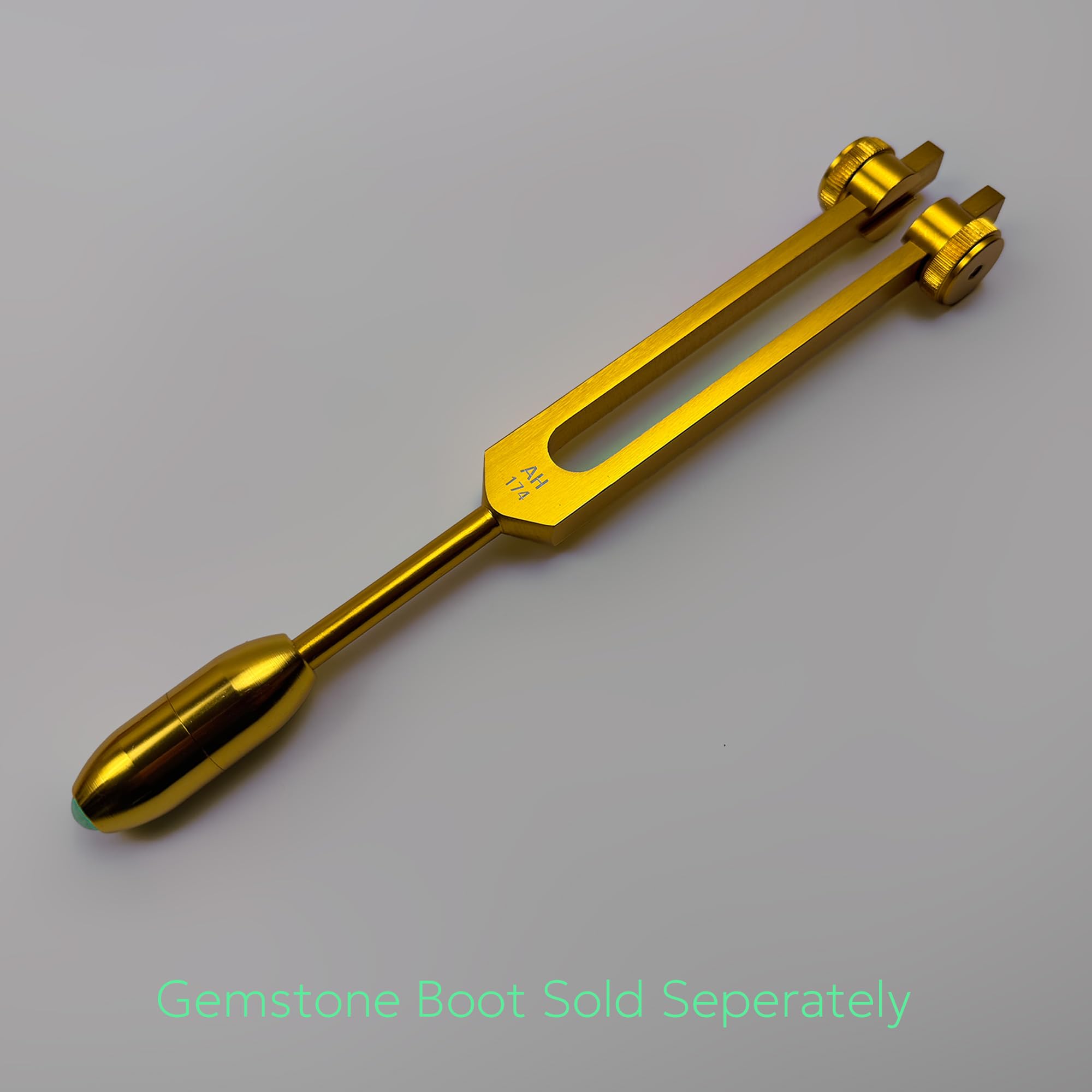 174 Solfeggio - Tenedor de afinación con peso para curación con bolsa de transporte y golpeador, curación de sonido y armonización de biocampo, instrumentos de curación de sonido, herramientas de