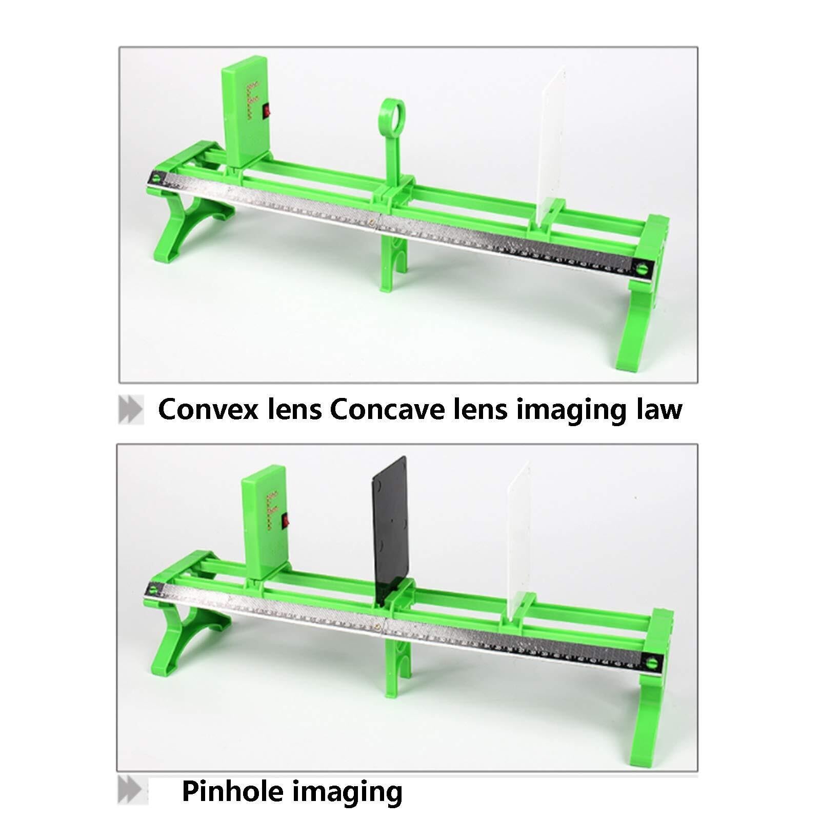 Lente ottica concava convessa Kit ottico for laboratorio fisico Attrezzatura for esperimenti di fisica Sviluppo degli interessi Esposizione for aule scolastiche