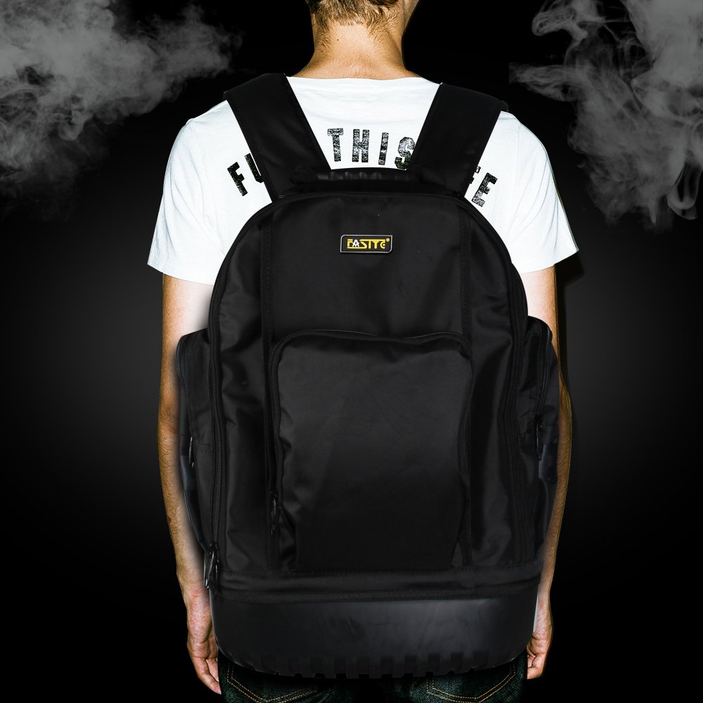 FASITE Tool Backpack with Wheeled Rolling, Multifunction Heavy Duty