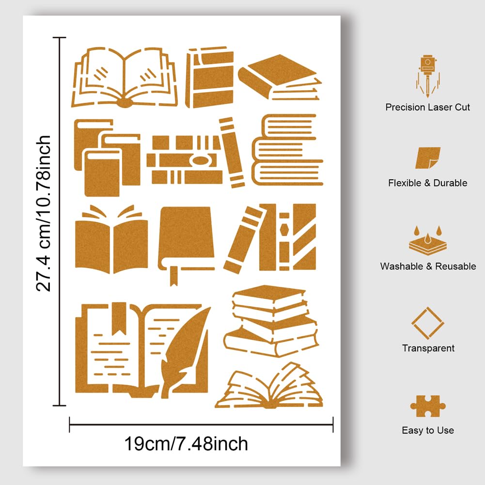 NBEADS Pochoir De Partition Musicale, 29.7x21cm Modèles De Peinture De Note De Musique Réutilisables DIY Art Craft Peinture Pochoirs Découpés Au Mur Pour Peinture Sur Bois Toile Papier Meubles Mur