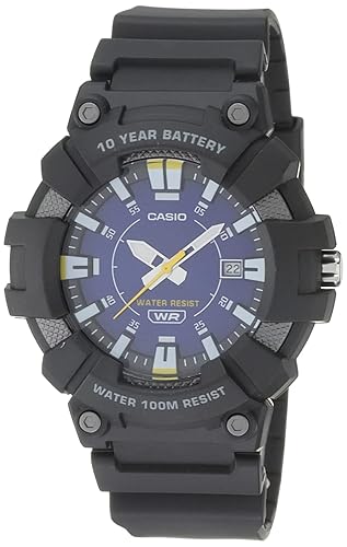 Casio Men's Heavy Duty 10-Year Battery Date Indicator Watch (Model: MW610H)