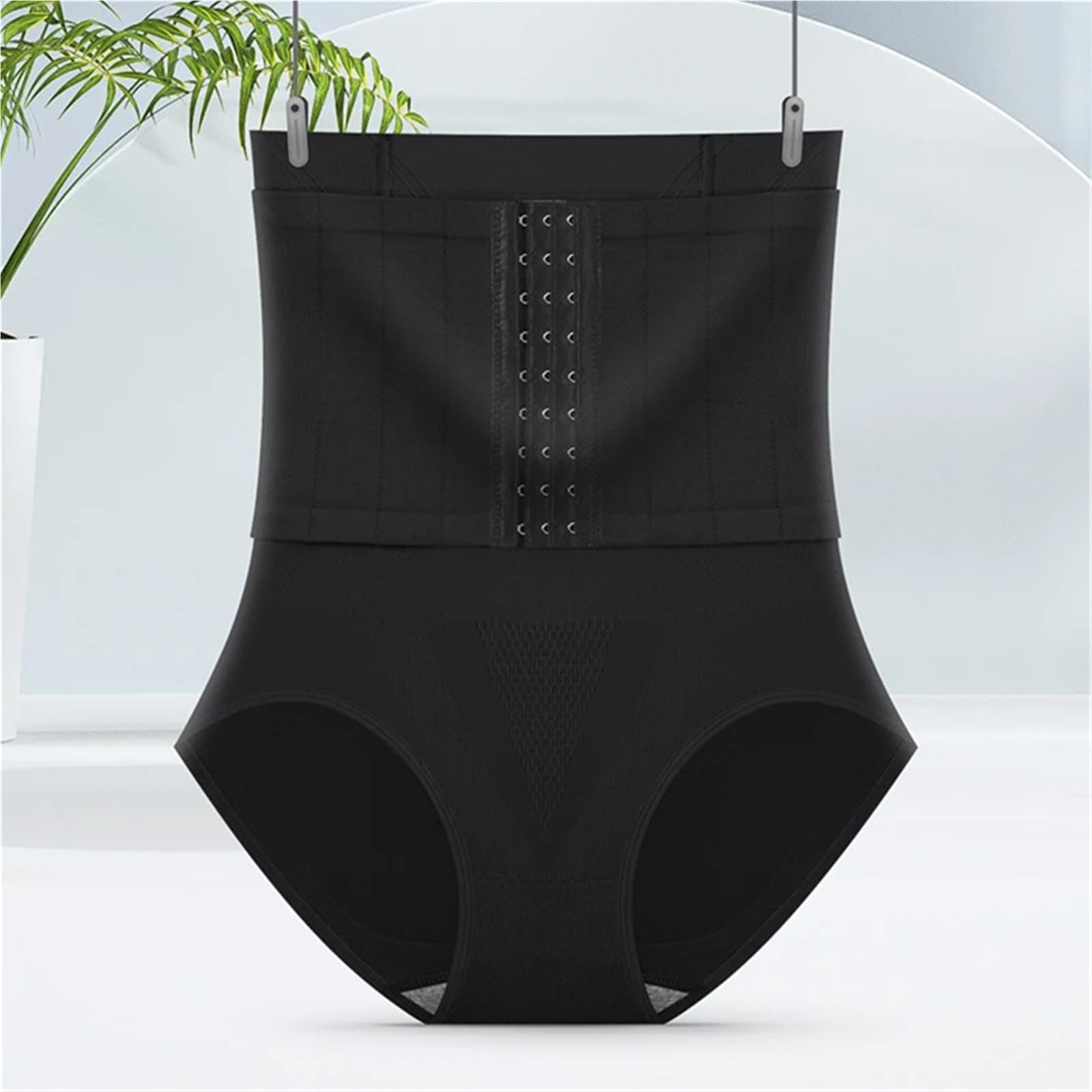 Bodysuit Shapewear Vita Trainer Corsetto Shapewear Riducente Body Shaper Guaina Pancia Modellante Cinghia Dimagrante Biancheria Intima Cintura Butt Lifter Slip für Snellente(Gray,M)