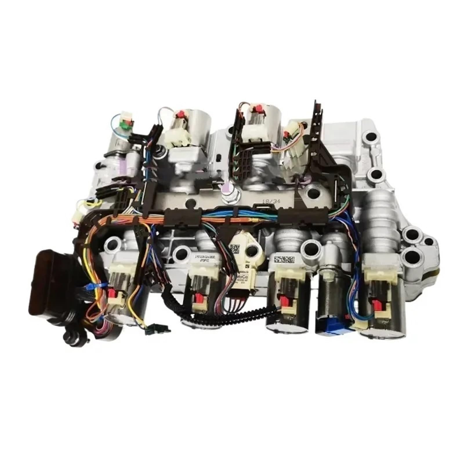 Cuerpo de válvulas de transmisión automática de 8 velocidades 8F35 con solenoides y arnés de cableado, compatible con Ford 8F35