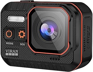 ação 4k | 20MP 170 Graus GranAngular 4k Sports Camera | Câmera esportiva wi-fi com controle remoto, granangular 170 graus, 2 baterias recarregáveis Baodan