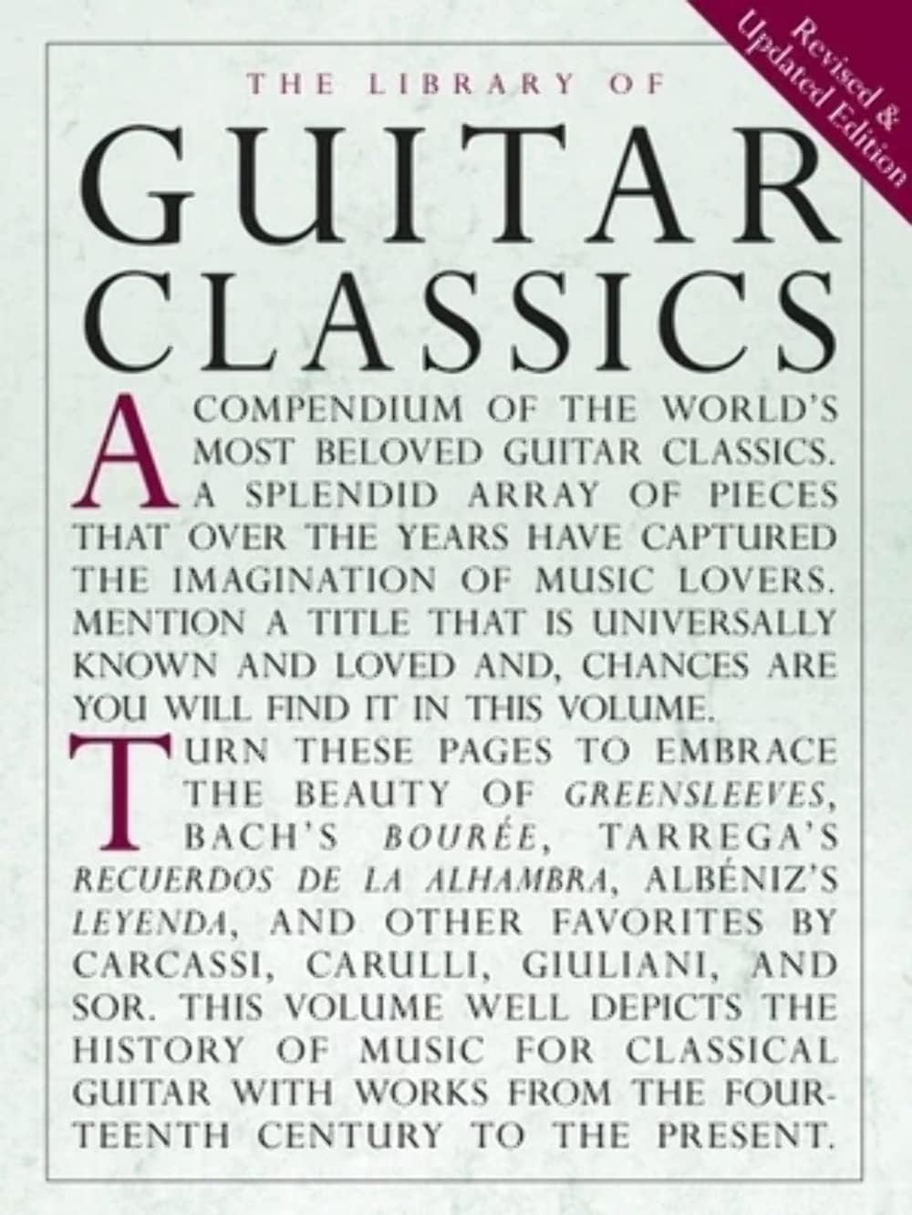 Library of Guitar Classics (Library of Series) Plastic Comb – April 1, 1995