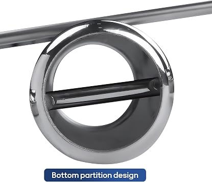 Wall Mounted Fishing Rod Holder, Stainless Steel 3 Linked Tubes Vertical Fishing Pole Holder, Holds 3 Rods for Marine Boat Yacht