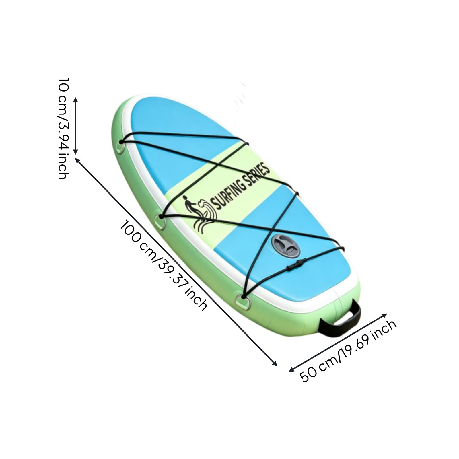 Tabla Inflable para Niños Surf Paddle Body Board Tabla de Agua Colchoneta con Cubierta Cepillada y Transporte Sencillo Adecuada para Piscina Playa Suaves