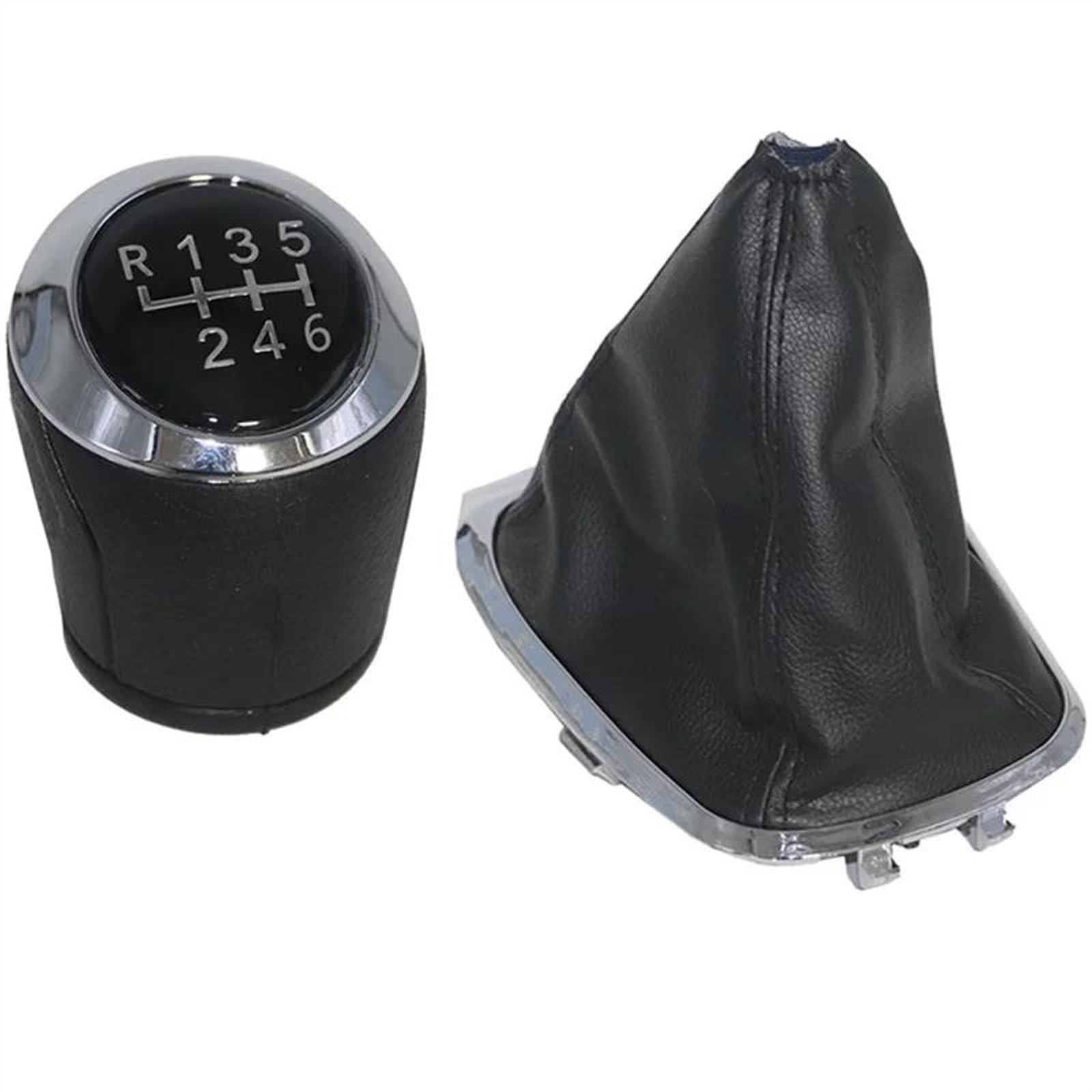 CAVINBDZ for Chevrolet for Aveo for Sonic T300 2012-2017 Gear Shift Knob Lever Shifter Manual Gearbox Stick Handle Lever Change Cover(6 Speed Set)
