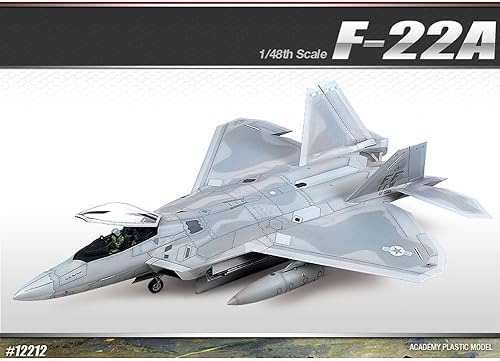 SSGSSK Academy Models 12212 - Kit de plástico 148 Lockheed Martin F-22A Raptor