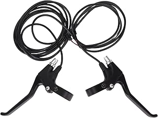 SPYMINNPOO Electric Bike Panel Controller Kit, S866 Panel 17A 3 Modes Controller Thumb Throttle Brake Handle Conversion Kit Bike Controller Retrofit Accessories for 350W Motor