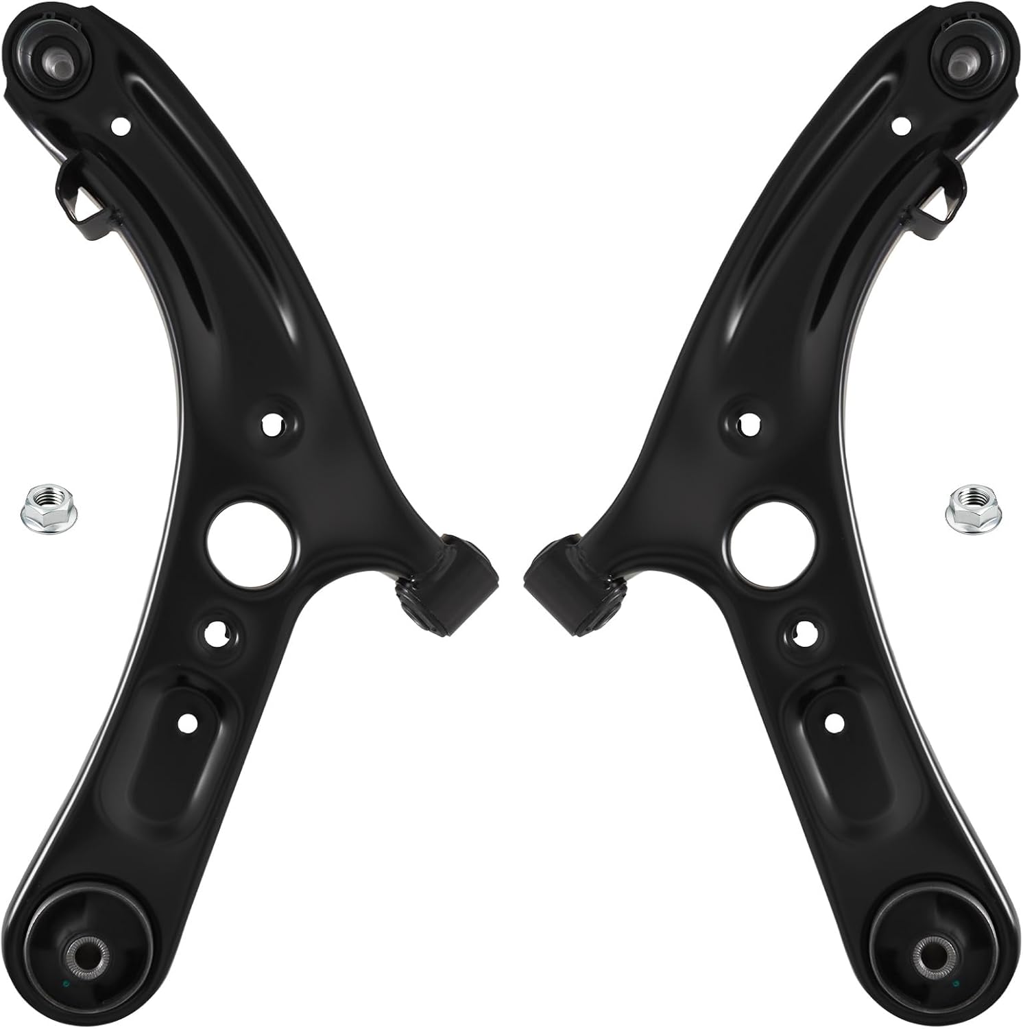 KEYOOG 2Pc Set K622232 K622646 Front Lower Control Arm and Ball Joint Assembly Compatible With 2011-2016 Hy-undai Elantra 4-Door Sedan,2012-2017 Veloster (OE# 545003X000 545013X000)