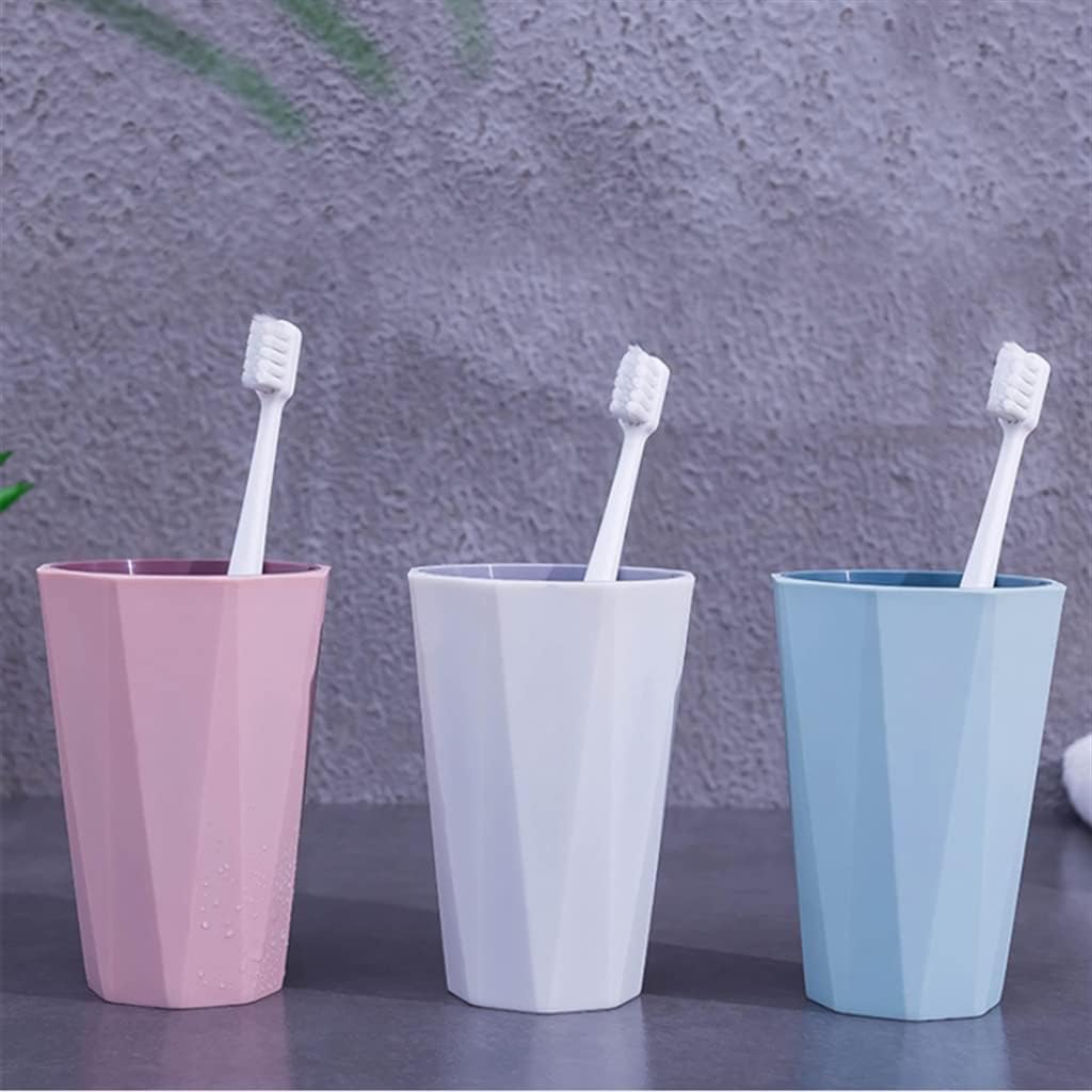 4 Packs of Nordic Wind Mouthwash Cups Home Brushing Cup Tooth Cylinder Cute Suit Couple Toothbrush