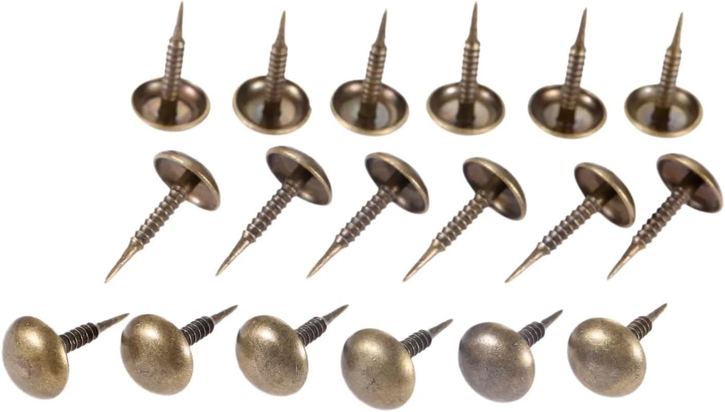 500Pcs 8 * 15mm Antique Bronze Upholstery Nails Jewelry Wood Box Crafts Door Sofa Furniture Tacks Studs Pushpin Doornail Fasteners