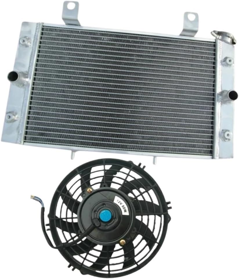 Aluminum Radiator + Fan Fit For Rh 700 2008 2009 2010 2011 08 09 10 11