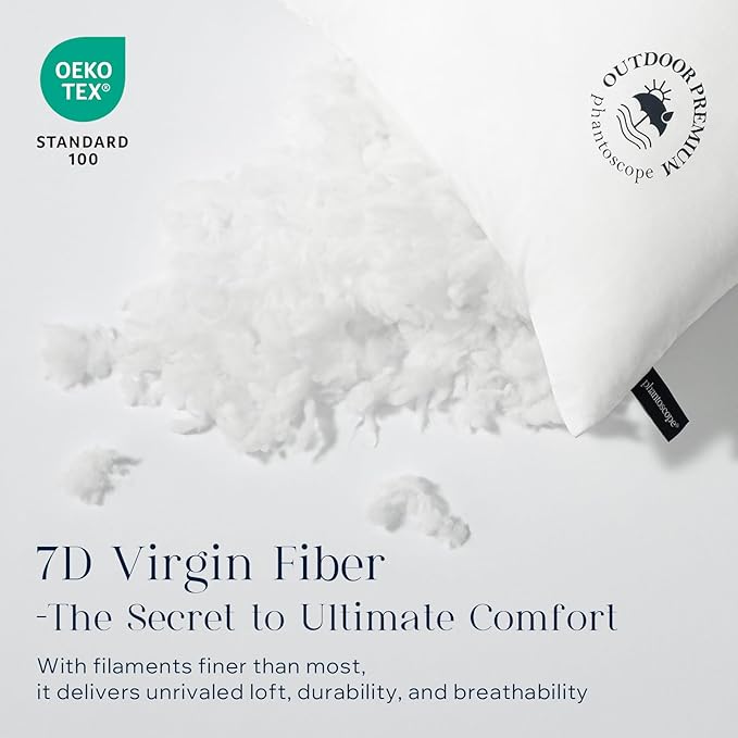 Set 4 Almohadas Exterior 46x46 cm Relleno Alternativo Pluma miniatura 3