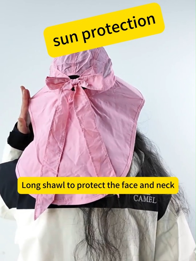 Sombrero solar para mujer con protección UV y orificio para coleta miniatura 6