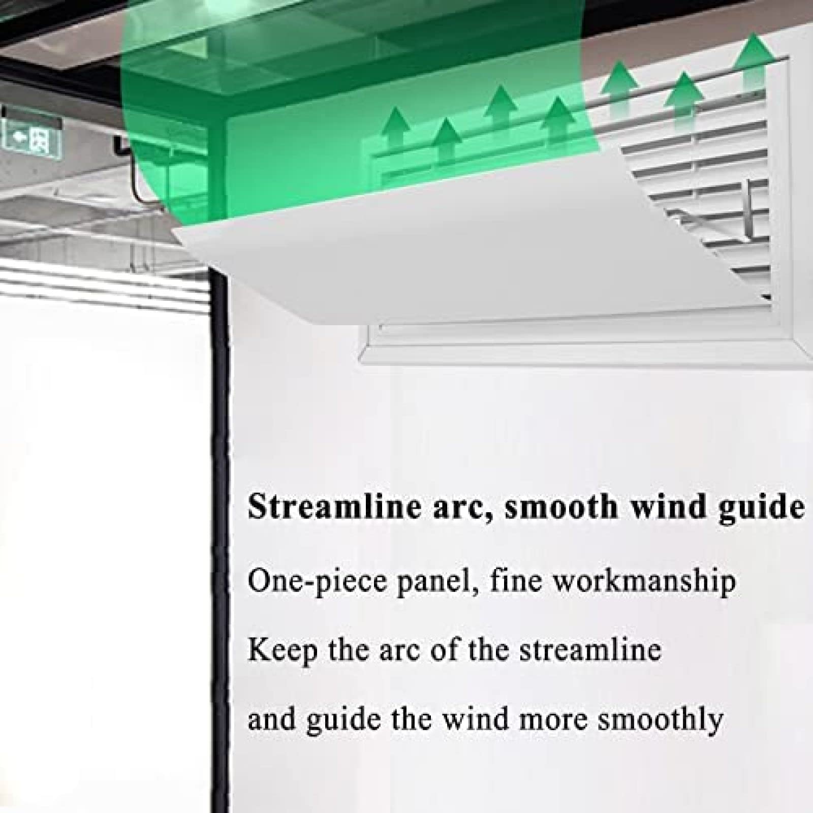 Deflettore Aria Per Condizionatore - Griglia Protezione E Reindirizzamento Flusso D'Aria - Foto 3