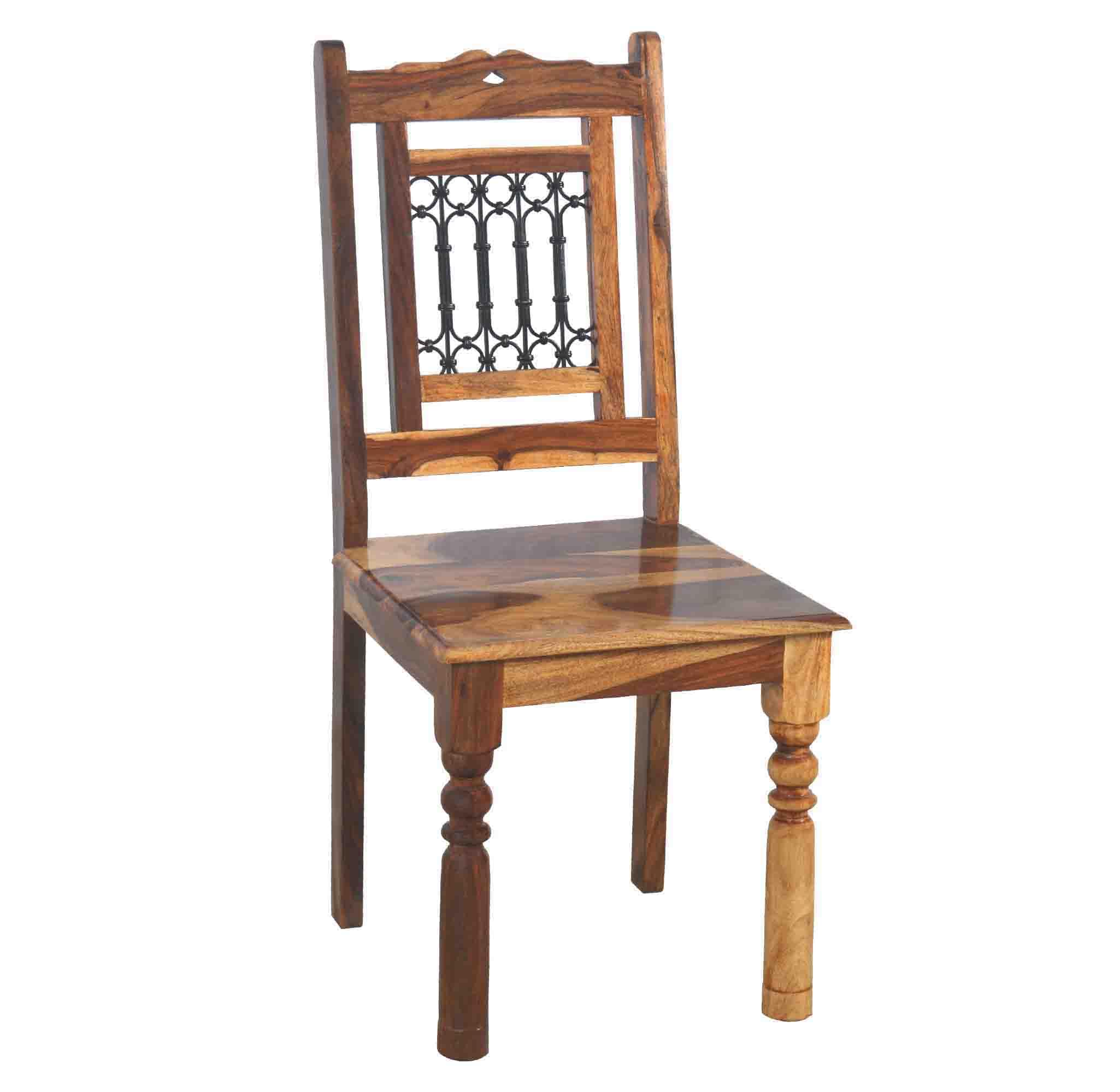 RAJ HANDICRAFT Solid Wood Dining Chair Set of (2 Piece) | Study Chair | Chair for Living Room | Multipurpose Chair 1825 Wooden Sturdy Chair-image-48