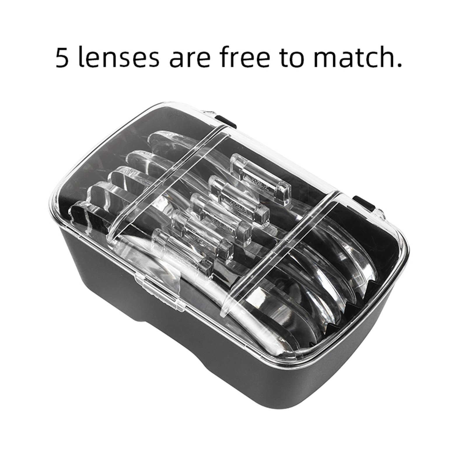 Herramienta de reparación de lámparas de Lupa Lupa con Luces LED 1X 1.5X 2X 2.5X 3.5X Lupa de iluminación montada en la Cabeza de 2 LED Gafas Lupa Brazo de Cuello de Cisne Flexible