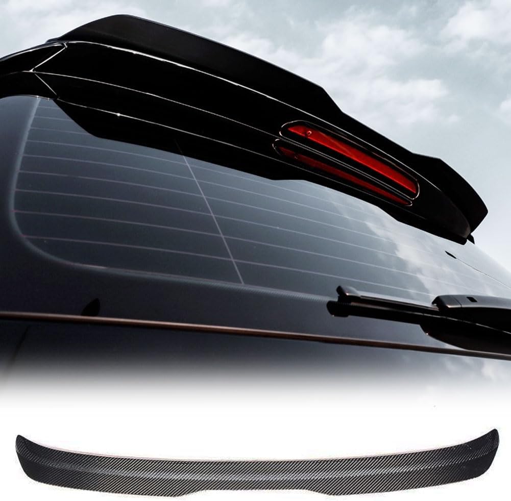 Carbon Fiber Roof Spoiler fits for Volkswagen VW Golf 7 7.5 MK7 MK7.5 GTI R 2014-2019 Custom Parts Rear Wing Spoiler Trunk Spoiler Window Roof Spoiler Body Kits (Carbon Fiber)