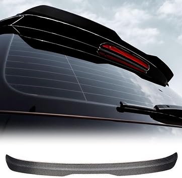 Carbon Fiber Roof Spoiler fits for Volkswagen VW Golf 7 7.5 MK7 MK7.5 GTI R 2014-2019 Custom Parts Rear Wing Spoiler Trunk Spoiler Window Roof Spoiler Body Kits Carbon Fiber