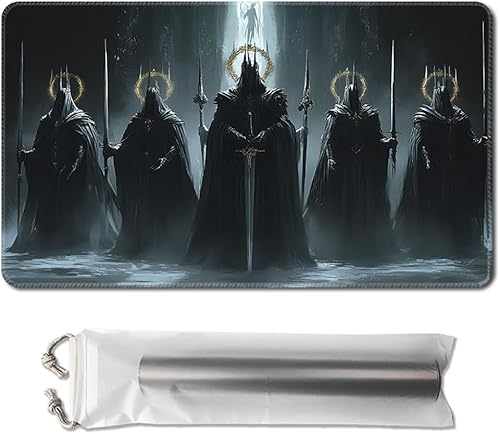 Miniatura 27 de MTG - Tapete de juego de 24 x 14 pulgadas, bolsas de almacenamiento con parte trasera antideslizante, ideal para entusiastas