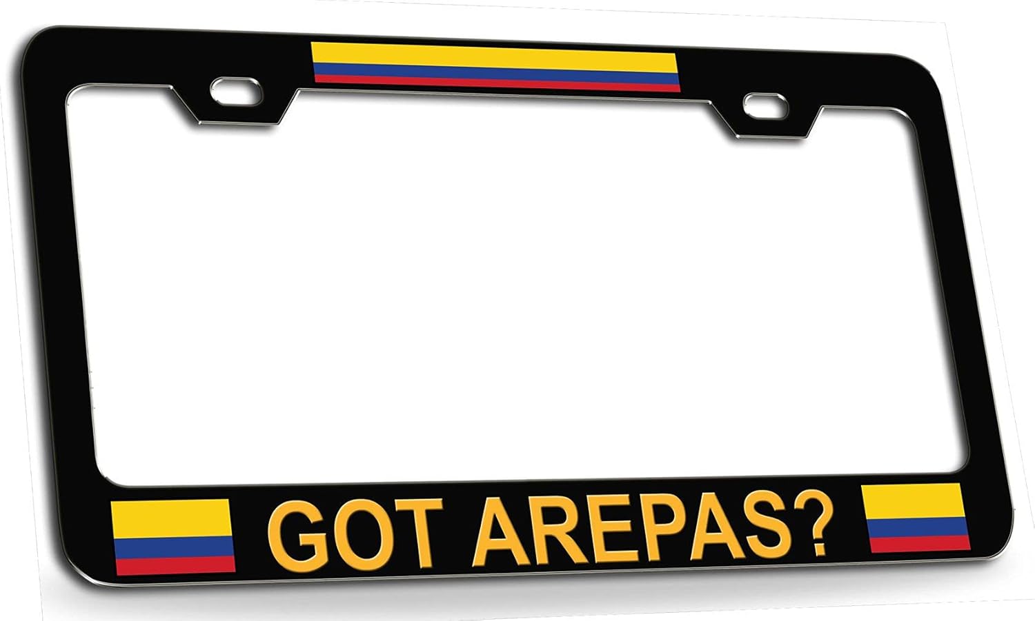 GOT Arepas Colombian Colombia Steel Metal License Plate Frame sy, J60
