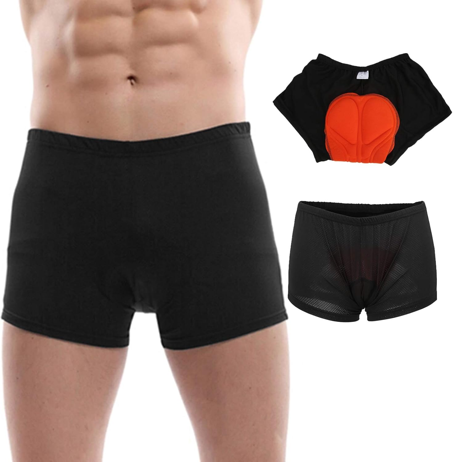 Padded Bike Shorts Men 3D Padding Cycling Biking Underwear Cycling