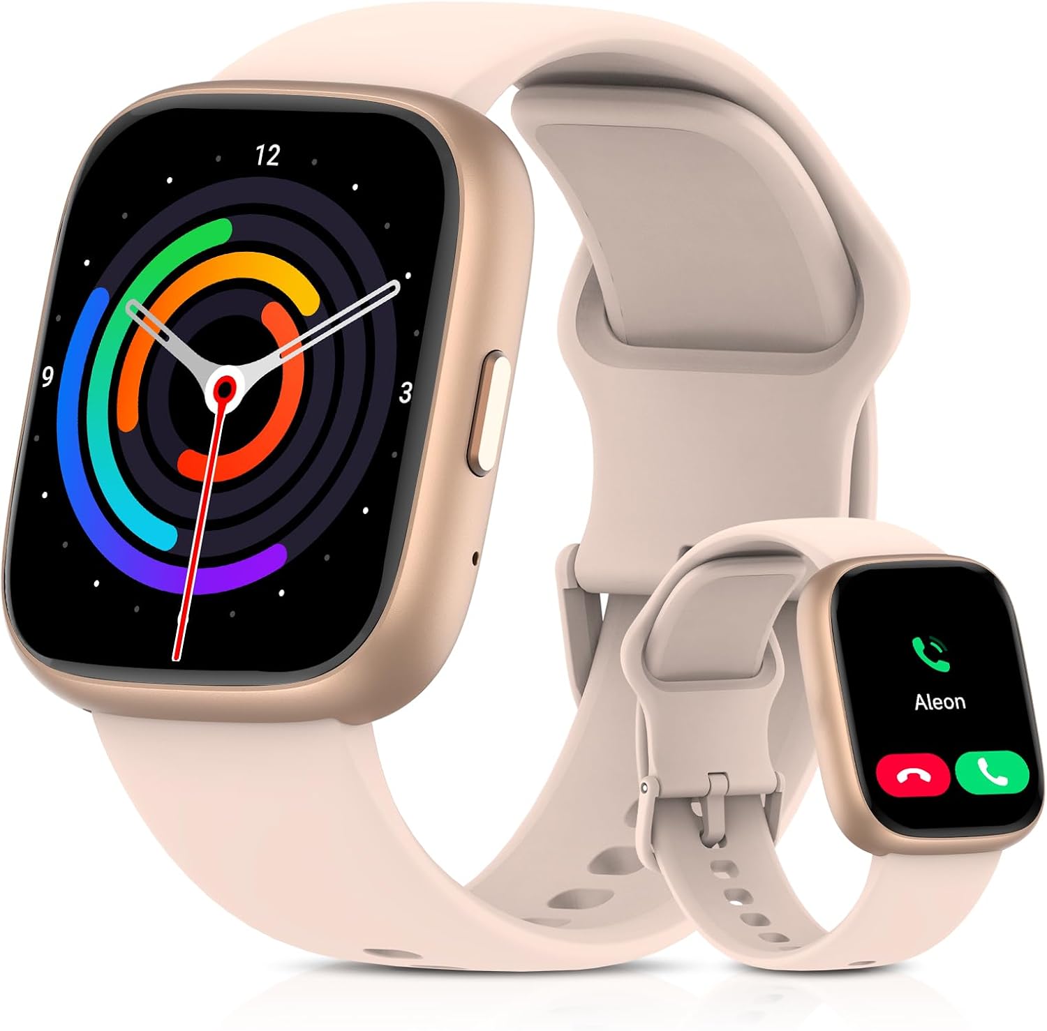 Smart Watch for Men Women with Alexa Built-in & Bluetooth Call, 1.83" HD Touchscreen Fitness Tracker with Sleep Monitor, 100+ Sports Modes, IP68 Waterproof Smartwatch for Android & iOS