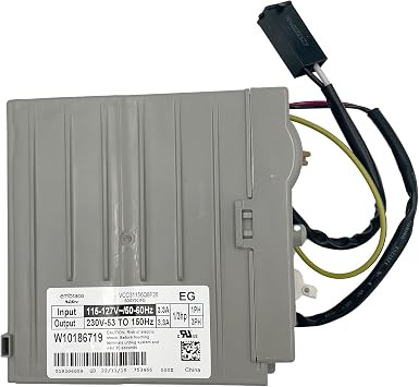 [ WhatsUp ] W10186719 519306059 Refrigerator Inverter Board- Compatible With Whirlpool- Replaces W10893917 519306059, AP6030712, W10186719, W10285954, WPW10285954, 4460593, PS11765768.
