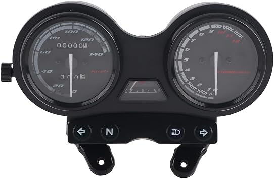 Motorcycle Speedometer 12000RPM LCD Odometer Motorbike DC 12V Fit for YBR 125, Dashboard