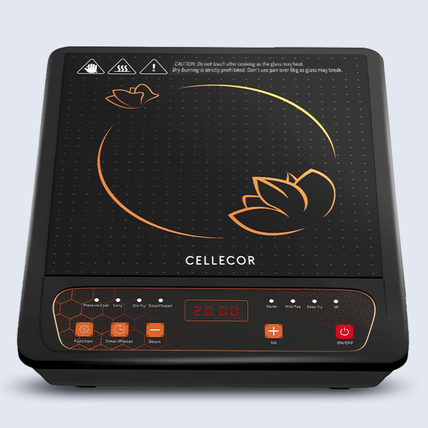 CELLECOR ICT01CE 2000 Watts Induction Cooktop with Auto-Switch Off | 8 Preset Modes | Soft Push Button Control | Overheat Protection | Easy-to-Clean- Surface |1-Year Warranty-image-34
