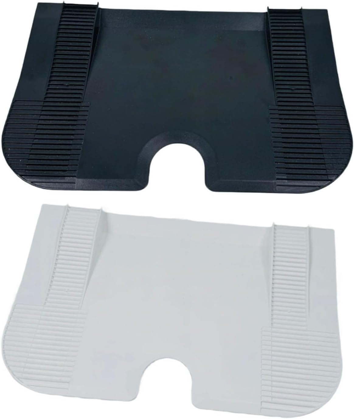 ABS Non-Slip Ramp Plate For Roborock For Qrevo Series Robot Vacuum Cleaners For Q For Revo S, Pro, Plus, MaxV, Master, Slim Models, Replacement Part For Mountaineering Ramps Enhancing Stability(Black)