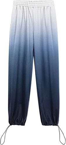 Miniatura 6 de Baggy Sweatpants for Women with Pockets Cinch Bottom Sweatpants High Waisted Athletic Joggers,Halloween Pajama Pants