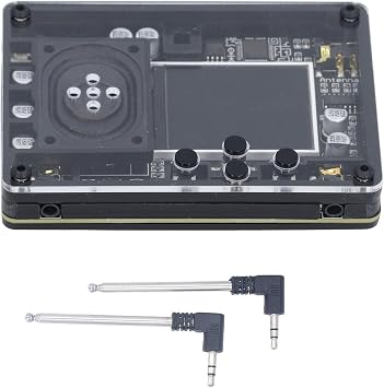 Theremin Portable Electronic Musical Instrument Kit with Adjustable Tune Settings Screen Display 20 Instrument Types 70 Tones and Interface