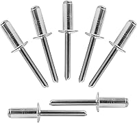 Vista 18 de ALLCLEAN 60 piezas de remaches ciegos de aluminio de 1/4" x 1", remaches pop de 6,4 x 25mm, agarre de aluminio y mandril de acero