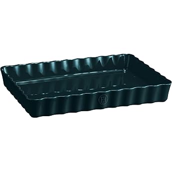 Emile Henry Belle-Ile EH736038 Rectangular Ceramic Cake Tin 33.5 x 24 x 5 cm